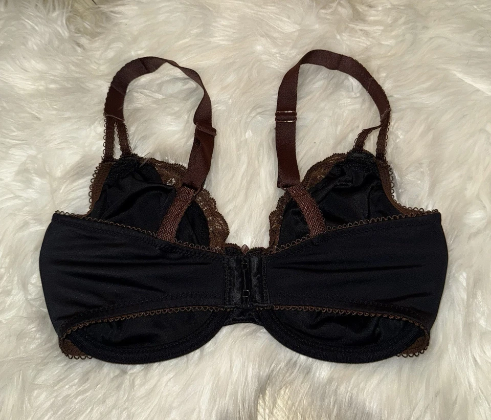 Whimsy by Lunaire Aruba 无痕微扇贝花边装饰文胸女式 32DD 16111 — 第 3/4 张图片