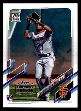 2021 Topps Employee Edition #548 Luis Alexander Basabe RC San Francisco Giants