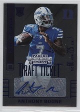 2015 Contenders Draft Picks College Ticket Blue Foil Anthony Boone #267 Auto 0w8