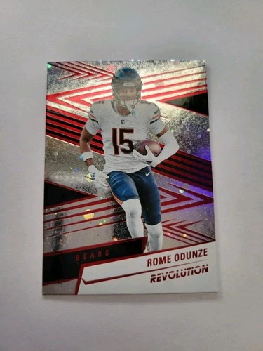 2025 Panini Revolution Football Red Cosmo Rome Odunze #149