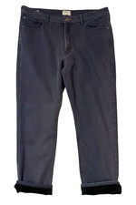 Weatherproof Vintage Regular Men's Canvas Pants 38x32 Fleece Lined Work Outdoors