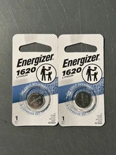 2 PACK ENERGIZER ECR1620 CR1620 Lithium Batteries Brand New Exp 3/2034