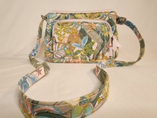 Vera Bradley Quilted Tropical Crossbody Bag Multicolor Floral