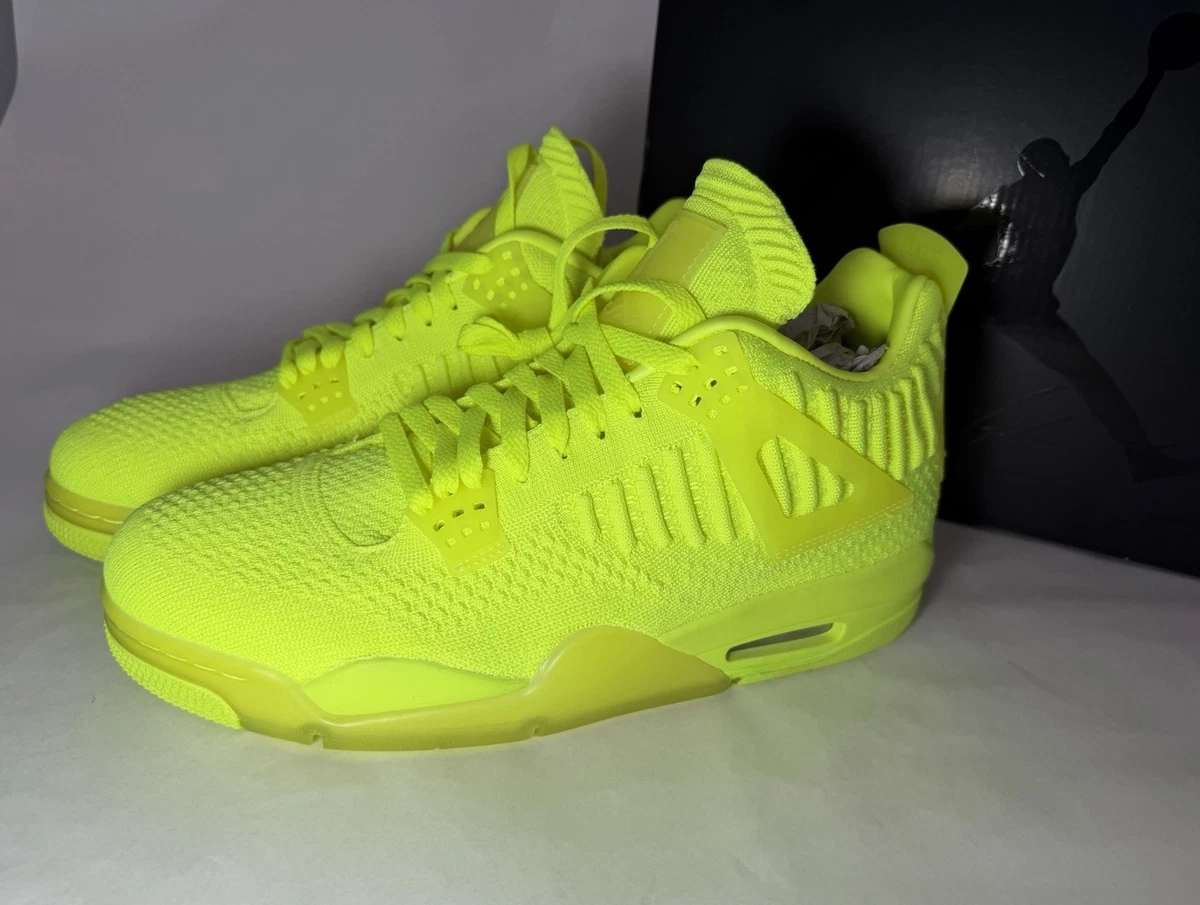 Jordan 4 Retro Flyknit Volt | eBay