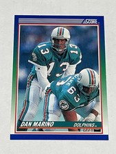 1990 Score Football #13 - Dan Marino - Miami Dolphins