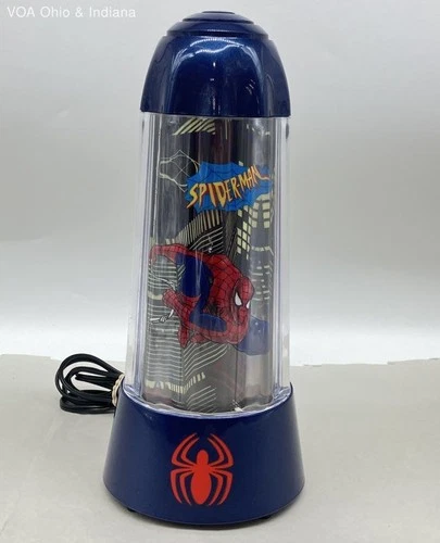Rabbit Tanaka Spider-Man Motion Lamp Marvel Comics Vintage 1994 Works