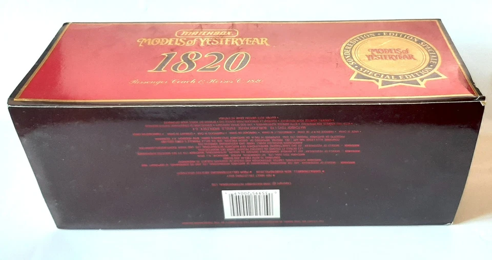 Matchbox 1:43 Models of Yesteryear YS-39 Passenger Coach and Horses C.1820 boxed - Immagine 3 di 4