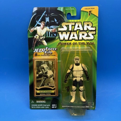 Kenner Star Wars - Power of the Jedi - Scout Trooper  - NEW SEALED on CARD!