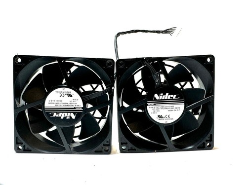 Nidec Computer Case Cooling TWIN-Fan T92T12MS3A7-57A03 HP 644315-001 -92mm 6-PIN - Picture 2 of 6