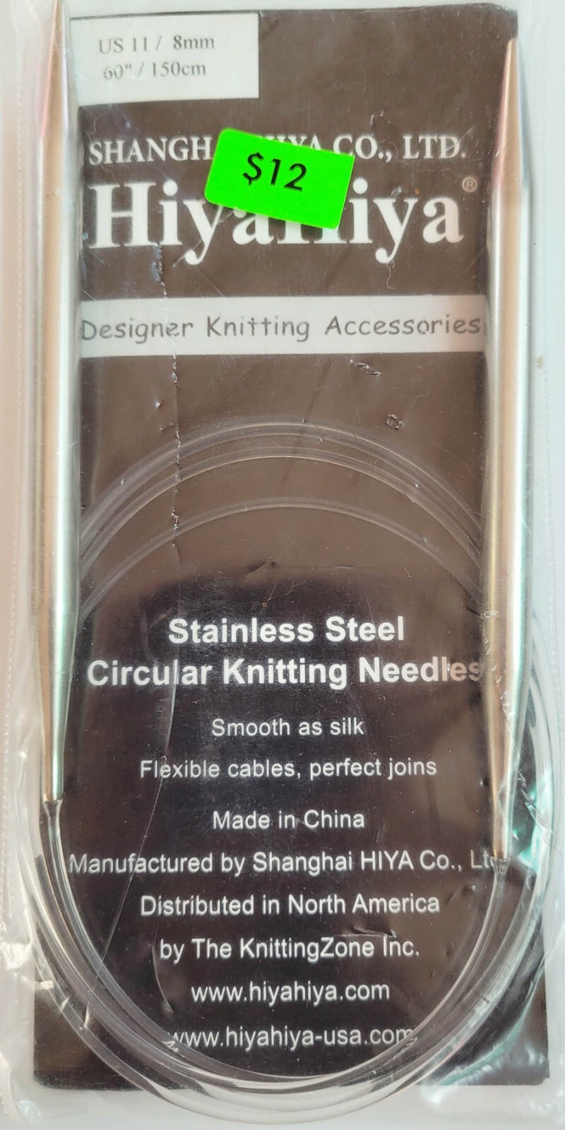 HiyaHiya Hiya Hiya Circular Stainless Knitting Needles Assorted Sizes