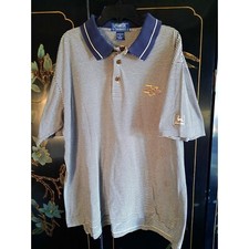 Vintage 1980s John Deere Classic Golf Polo Striped