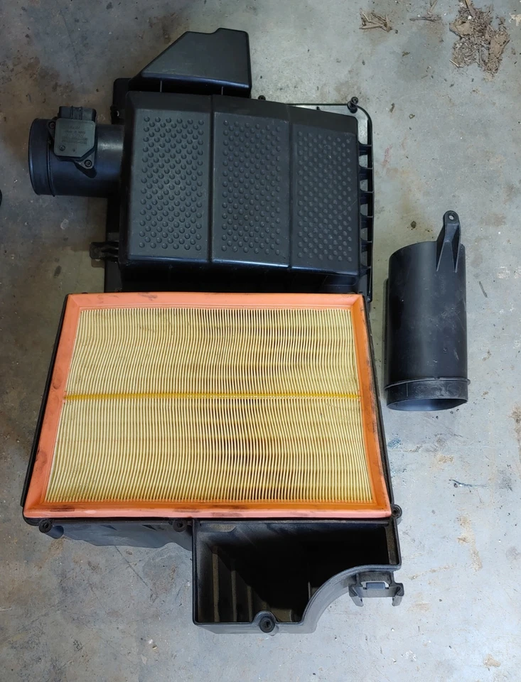 Land Rover LR3 05-09 4.0L filtro de entrada de ar limpador caixa PHB500161 com sensor de massa  - Imagem 3 de 4