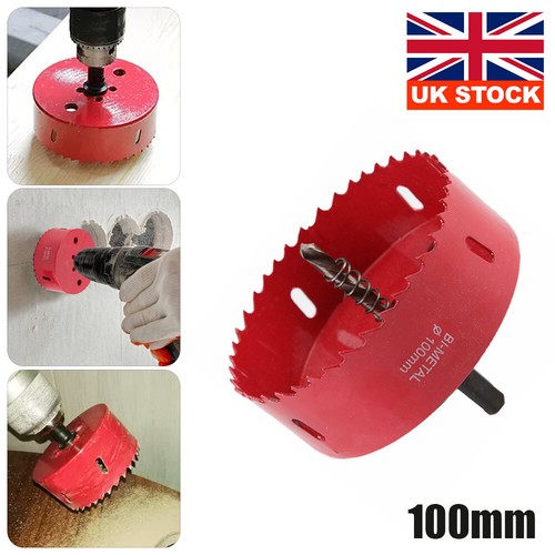 M42 Metal Hole Saw 100mm Holesaw Cut 