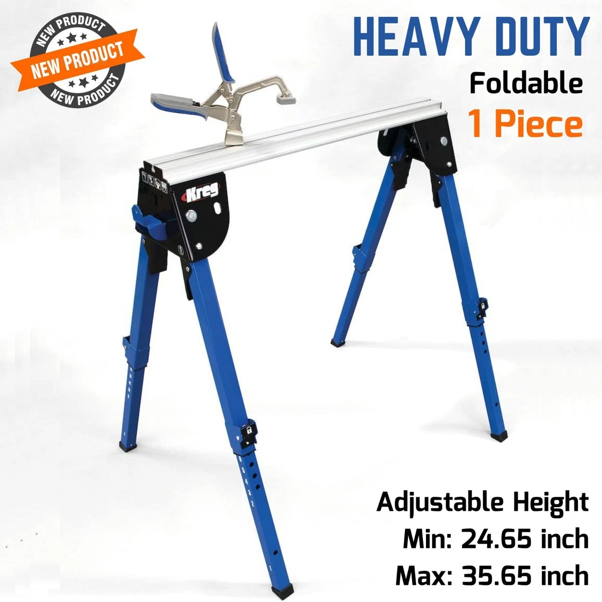 Adjustable leg sawhorse deals