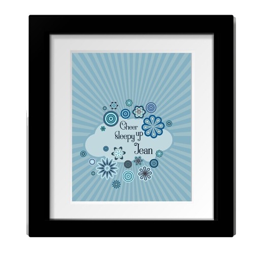 RENARD CHANG Signed PRINT - 1920's Flapper Girl Lady 1978 Willow