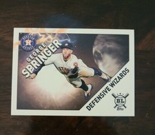 2020 Topps Big League George Springer Defensive Wizards Insert #DW-7 Astros
