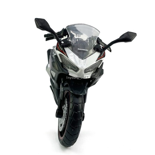 1:12 Kawasaki Ninja 400 Motorcycle Model Diecast Toys for Boys Gifts Kids Black - Picture 8 of 9