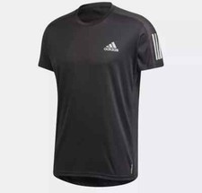  40 NWT ADIDAS Men's Own The Run Black Reflective Silver Running Tee T-Shirt M