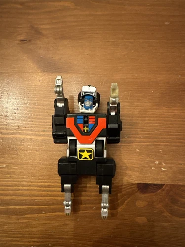 Vintage W.E.P. LTD LJN Toys #1 Voltron Black Lion Pull Back Works 4" Figure