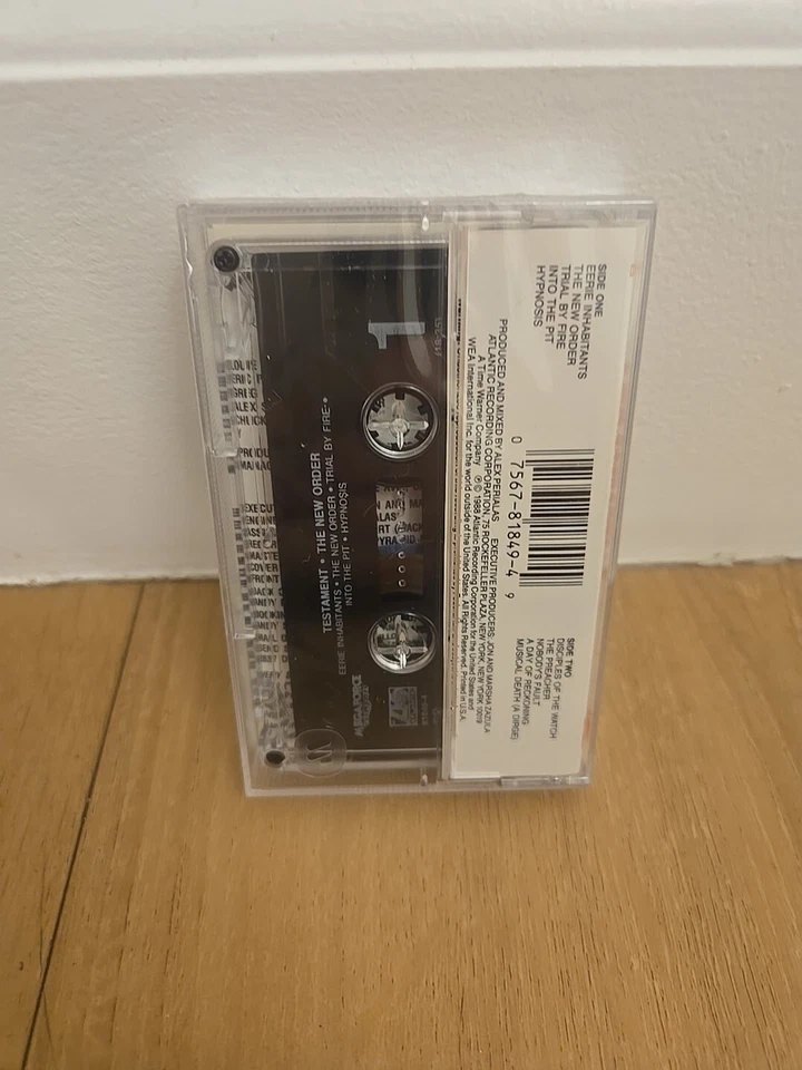 Testament - The New Order (Cassette, 1988, Megaforce) New Sealed - Image 2 of 4
