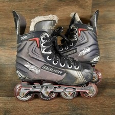 Bauer Vapor XR3 Inline Skates US Size 1R Hockey Grey Black Youth Kids Boys