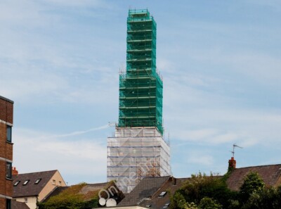 Photo 6x4 Cathedral spire, Lisburn Lios na gCearrbhach See [[350571]].  T c2010