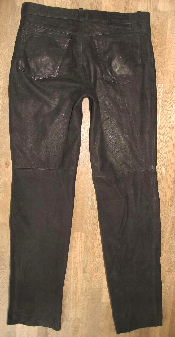 " Tom Tailor " Men's Leather Jeans/Nubuk- Pants I… - image 3