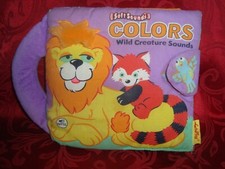 Soft Play Soft Sounds COLORS Wild Creature Sounds Baby Fabric Book