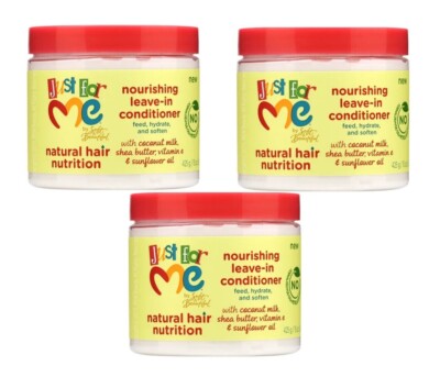 Just for Me Natural Hair Nutrition Nourishing Leave-In Conditioner 3/Pk BB 04/25