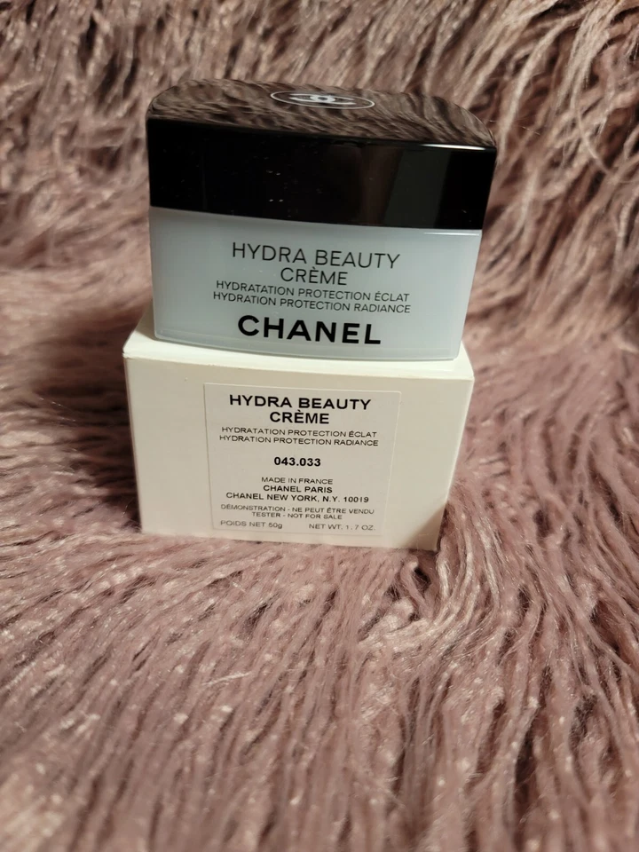 Chanel Hydra Beauty Crema PROTECCIÓN HIDRATACIÓN RESPLANDOR 1.7 oz, NUEVO, SELLADO Foto 2 de 3
