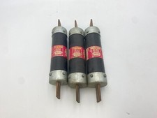 Lot of 3 Fusetron FRS-125 Dual-Element Time Delay Fuse 125A 600V Class K5 Blade