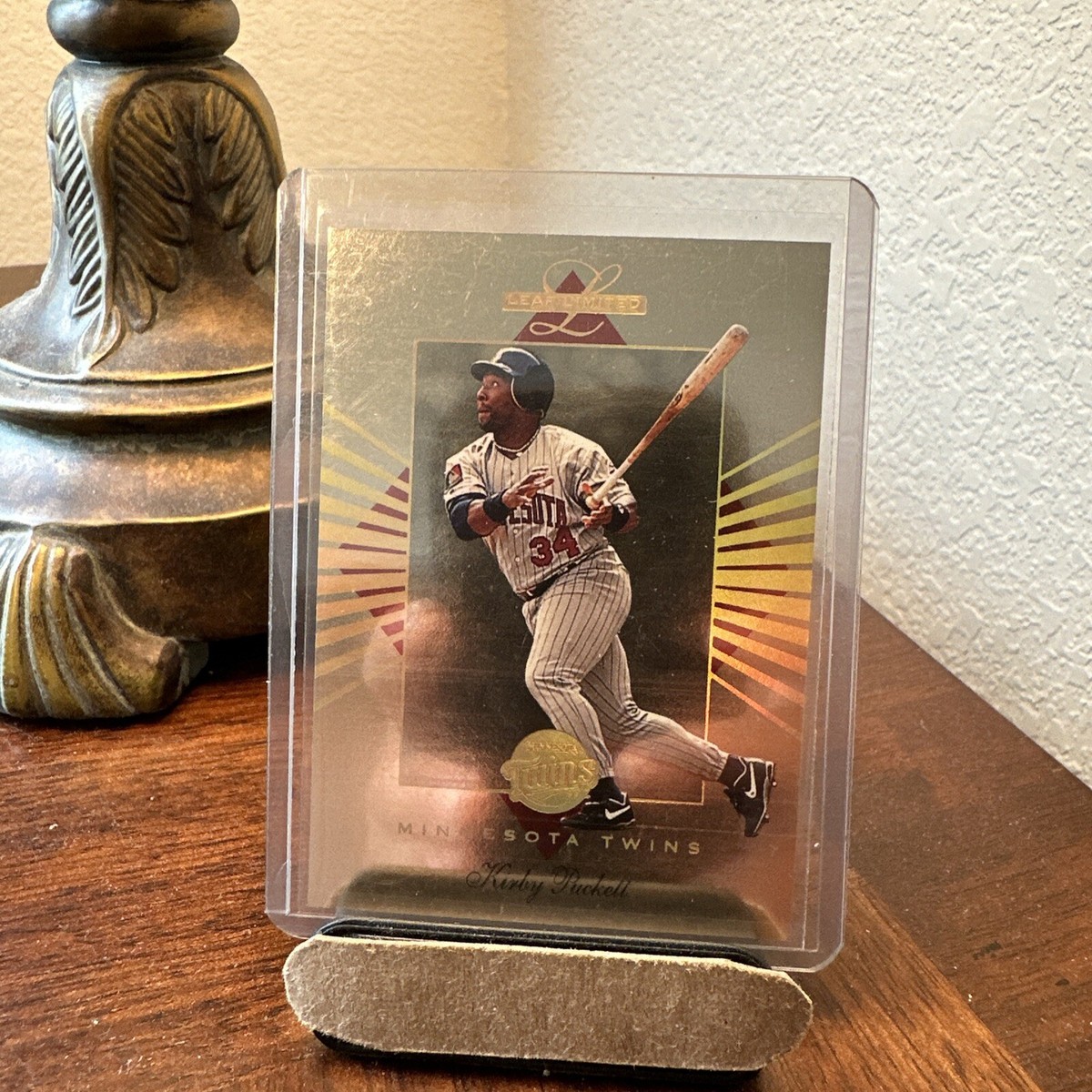 1994 Leaf Limited Kirby Puckett Gold All Stars #9 Serial #9699