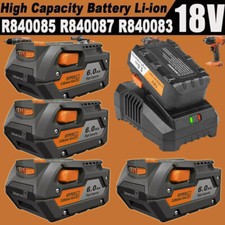 2X 1X 6000maH Battery For Ridgid R840085 AEG 18V L1830R B1820R B1814G BS18G New