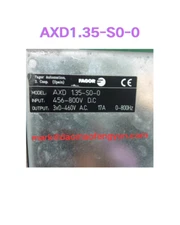 AXD1.35-S0-0 Used Servo Drive Tested OK, Fast Shipping, DHL/FEDEX/UPS