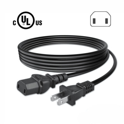 6.5ft AC Power Cord Cable for Sony STR-ZA3100ES 7.2-ch receiver with Dolby Atmos