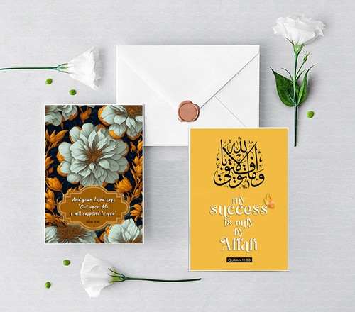 Islamic Postcard Verse-Hadith Islamic Quotes Postcards Muslim Cards Islamic Art - Picture 70 of 78