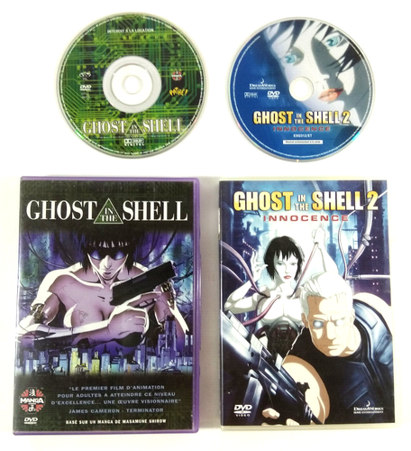 Lot de 2 DVD VF   Ghost in the Shell 1 et 2   Envoi rapide et suivi - Imagen 1 de 3
