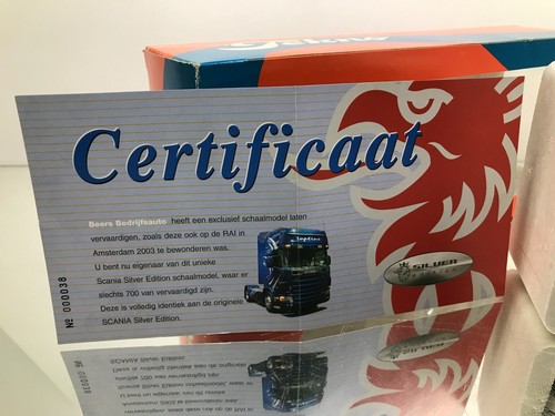 TEKNO HOLLAND SCANIA 124L 420 SILVER EDITION RAI 2003 1/700pc -1:50- GOOD IN BOX - Picture 2 of 13