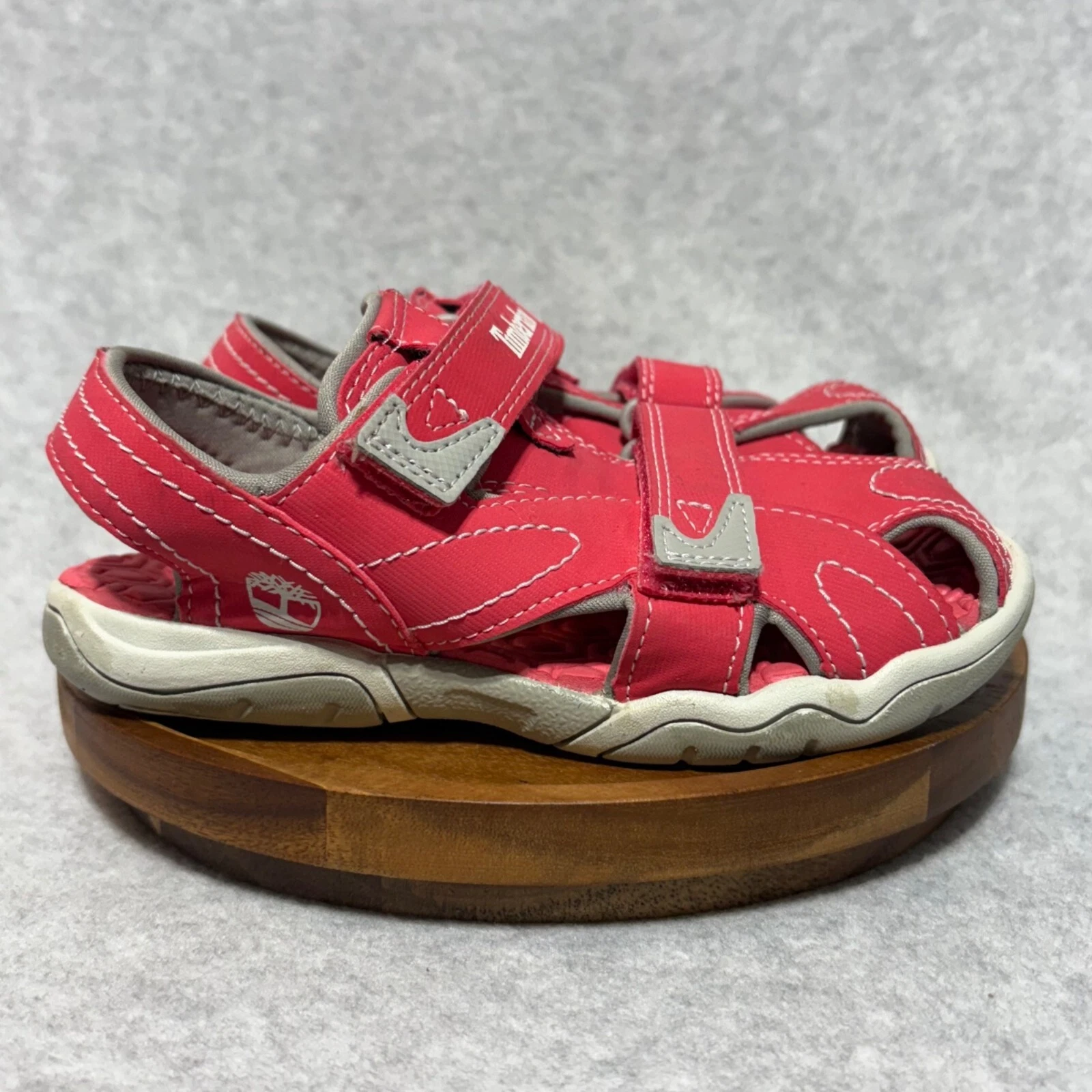Sandali Timberland bambino piccolo 13 rosa cercatore avventura punta chiusa