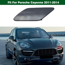 Front Headlight Lamp Washer Nozzle Cover Cap Left for Porsche Cayenne 2011-2014