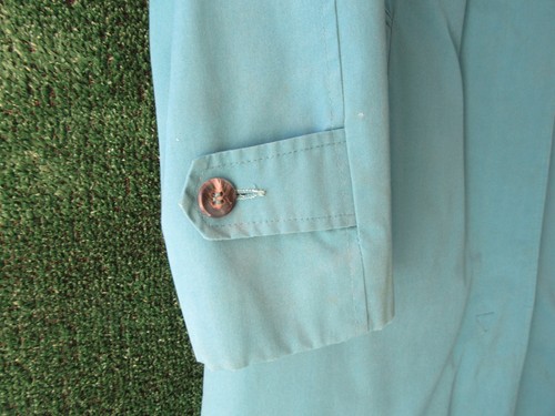 Women's Size 10 Petite Lady Forecaster Eddie Bauer Down Teal Trench Coat Jacket - Picture 3 of 14