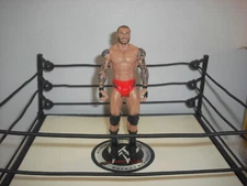 WWE Wrestling Mattel 2011 Action Figure -- RANDY ORTON Red Trunks