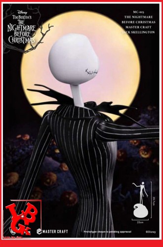 NBX Statue JACK SKELLINGTON 1/4 40CM Beast Kingdom Disney collector MASTER CRAFT - Imagen 8 de 9