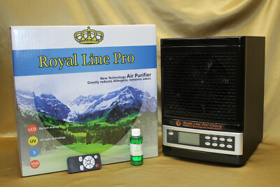  2026 ROYAL HEPA FRESH Air Purifier 2 UV Anti Virus Ozone CLEANER DELUXE BLACK