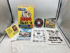 Vintage Print Master Platinum Win95 and 3.1 6 CD Big Box Software Complete