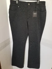 Simply Vera Vera Wang High Rise Grey Ponte Knit Bootcut Pants - Size XL - NWT