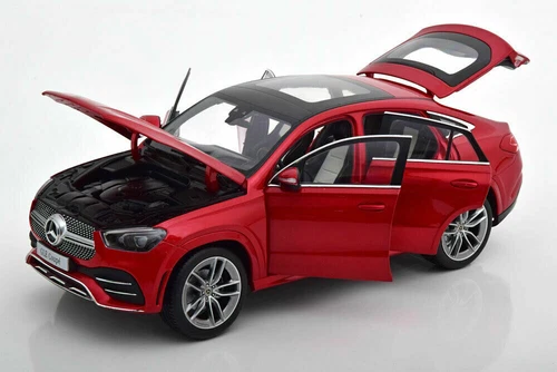 I-SCALE 2020 Mercedes GLE-Klasse C167 Coupe Red Metallic DEALER EDITION 1:18*Nuevo - Imagen 1 de 5