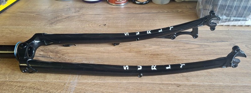 Surly Steel Fork, 700c Quick Release, Disc