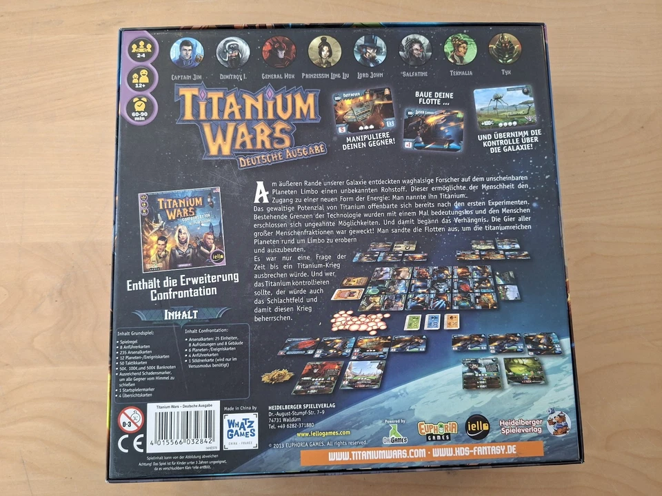 Titanium Wars - Whatz Games - Brettspiele-Sammlung-Konvolut-Boardgames - Bild 2 von 4