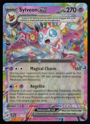 2024 MEGA EVOLUTION SERIES - SURGING SPARKS SYLVEON EX DOUBLE RARE #086